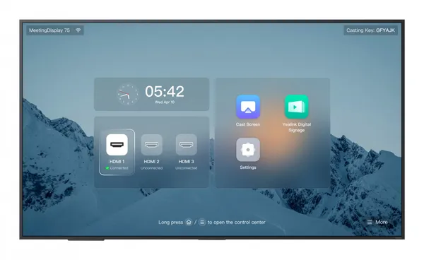 Yealink MeetingDisplay 75'' 165,1 cm (65") IPS 3840 x 2160 1203691