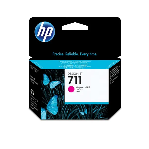 HP Cartucho de tinta DesignJet 711 magenta de 29 ml CZ131A