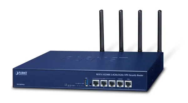 Router de mesa Planet VR-300W6A Wi-Fi 6 AX2400 Gigabit con VR-300W6A