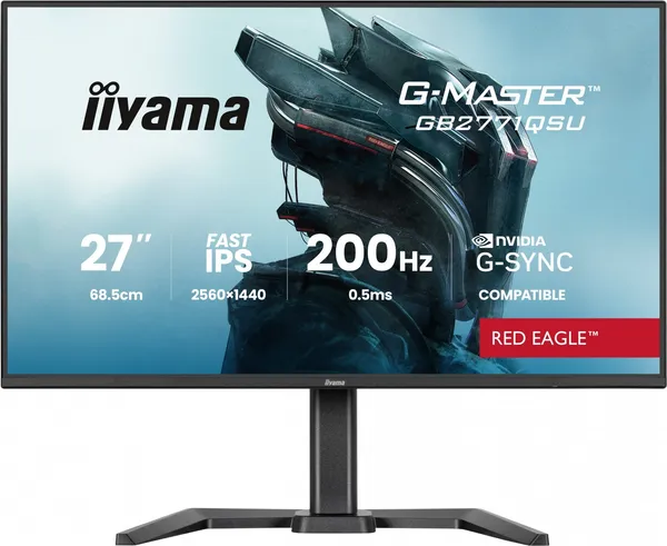iiyama GB2771QSU-B1 Monitor Gaming G-Master 27" Fast IPS GB2771QSU-B1