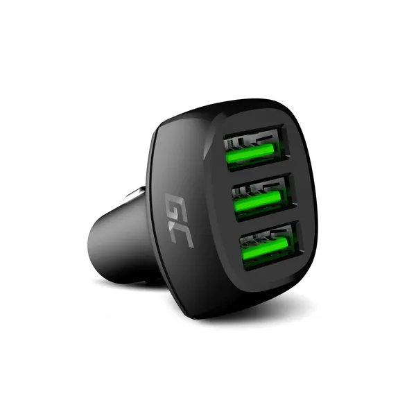 Green Cell CADGC01 cargador de dispositivo móvil Negro Auto CADGC01