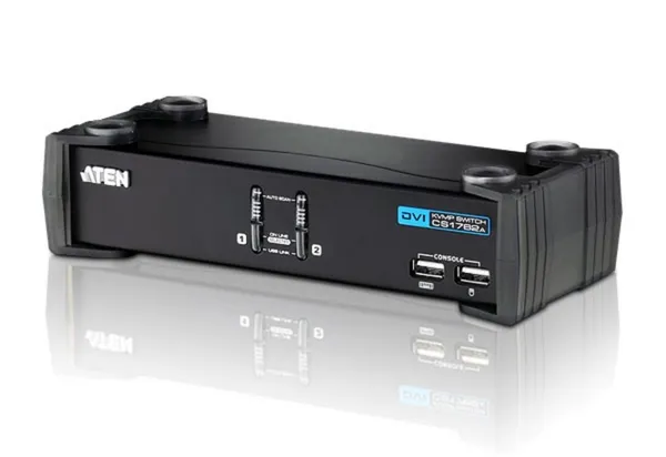 ATEN 2-Port USB DVI/Audio KVMP Switch CS1762A-AT-G