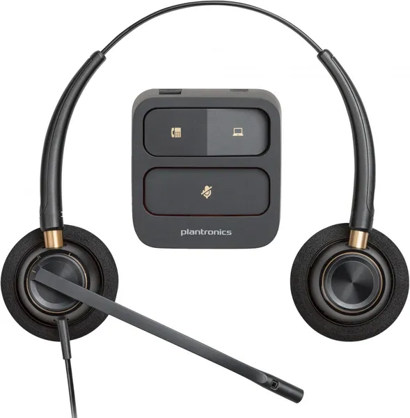 HP Poly EncorePro 520 Binaural Headset +Quick Disconnect 783P7AA#ABB