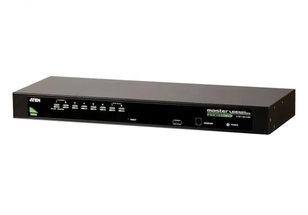 ATEN CS1308-AT-G interruptor KVM Montaje en rack Negro CS1308-AT-G