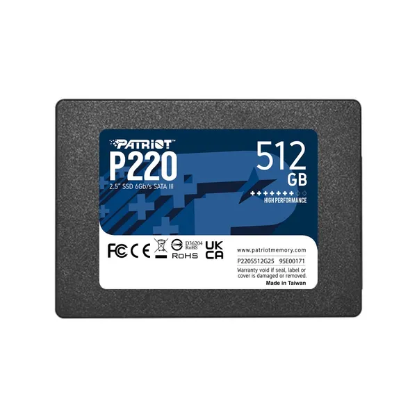 Patriot Memory P220 512GB 2.5" Serial ATA III P220S512G25