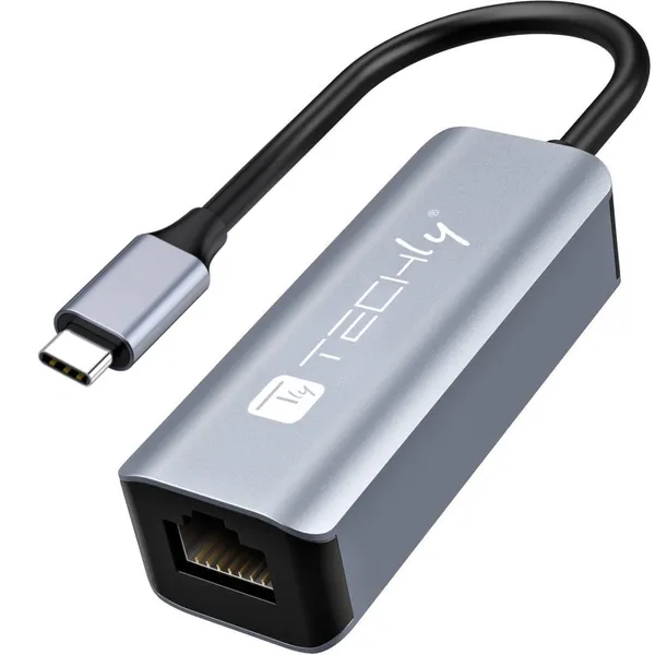 Techly IDATA USB-ETGIGA-CA Adaptador/Tarjeta de IDATA USB-ETGIGA-CA