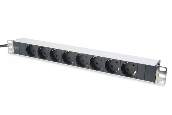 Digitus Regleta de enchufes con perfil de aluminio, toma de DN-95401
