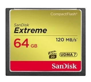 SanDisk CF Extreme 64GB CompactFlash SDCFXSB-064G-G46