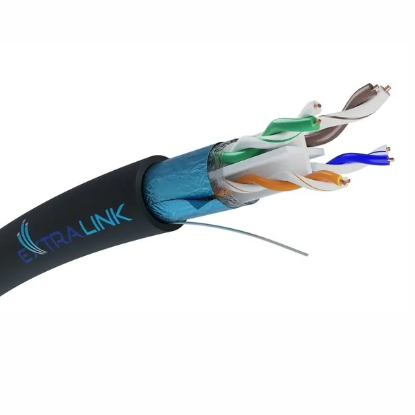 Extralink CAT6 FTP (F/UTP) V2 Exterior | Cable de red EX.22516