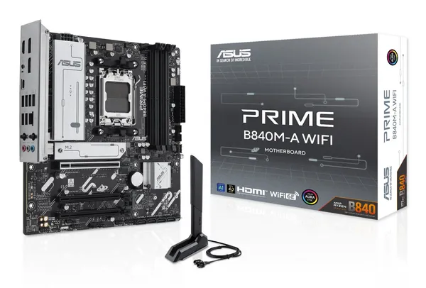 ASUS PRIME B840M-A WIFI AMD B840 Zócalo AM5 micro ATX 90MB1J20-M0EAY0