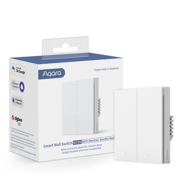 Aqara WS-EUK04 interruptor de luz Policarbonato (PC) Blanco WS-EUK04