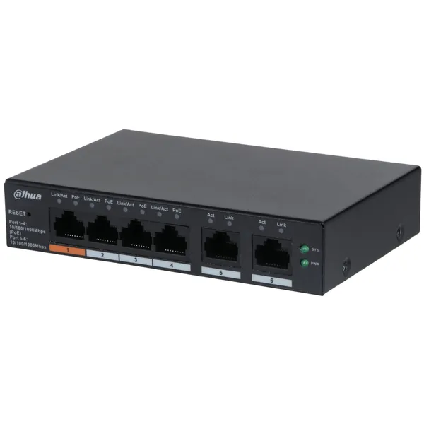 Dahua CS4006-4GT-60 Switch de escritorio gestionado en CS4006-4GT-60