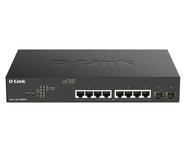 D-Link DGS-1100-10MPV2 switch Gestionado Gigabit DGS-1100-10MPV2