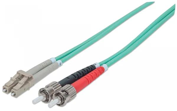 Intellinet 751131 cable de fibra optica 5 m ST LC OM3 Color 751131