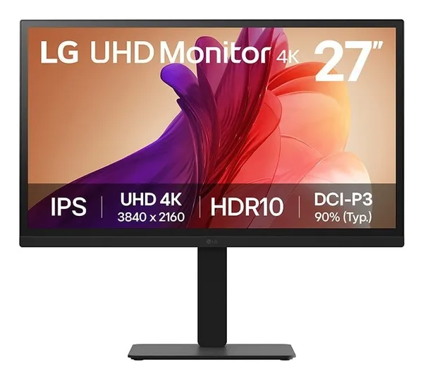 Monitor de computadora LG 27BA45U-B 68,6 cm (27") 3840 x 27BA45U-B.AEU