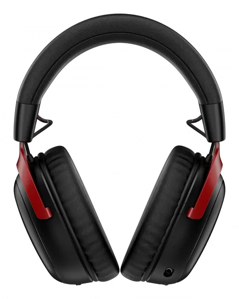 HyperX Cloud III S Wireless - Auriculares Gaming (Negro-Rojo) A59Z0AA