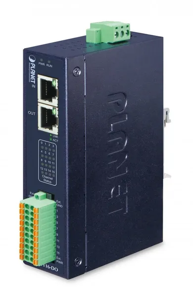 PLANET Industrial EtherCAT Slave módulo digital y IECS-1116-DO