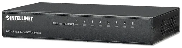 Intellinet 8-Port Fast Ethernet Office Switch Fast Ethernet 523318
