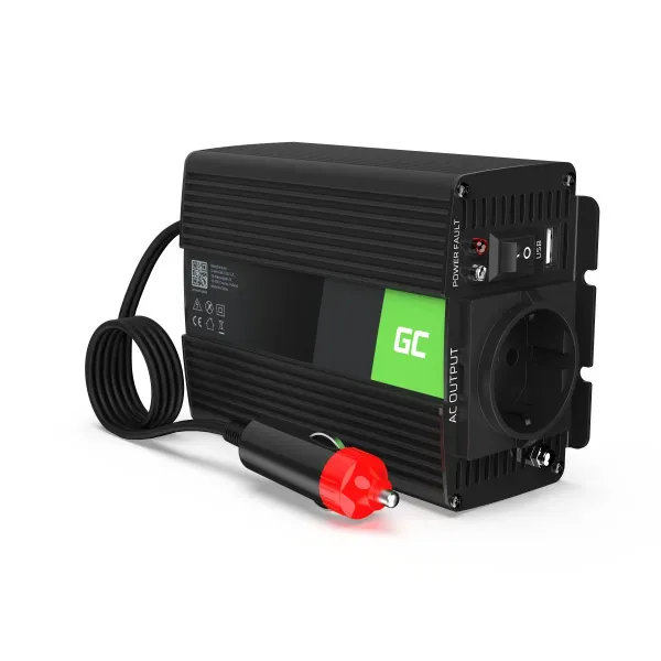 Green Cell INV06 adaptador e inversor de corriente Auto 150 W INV06