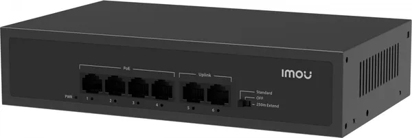 Imou SF106P-45 Interruptor PoE no gestionado de 6 puertos 45 SF106P-45
