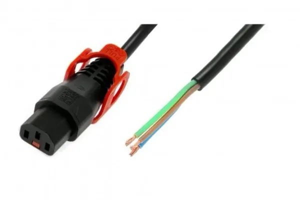 Cable de alimentación OPEN/IEC C13 hembra recto de 3m IEC-PC1528