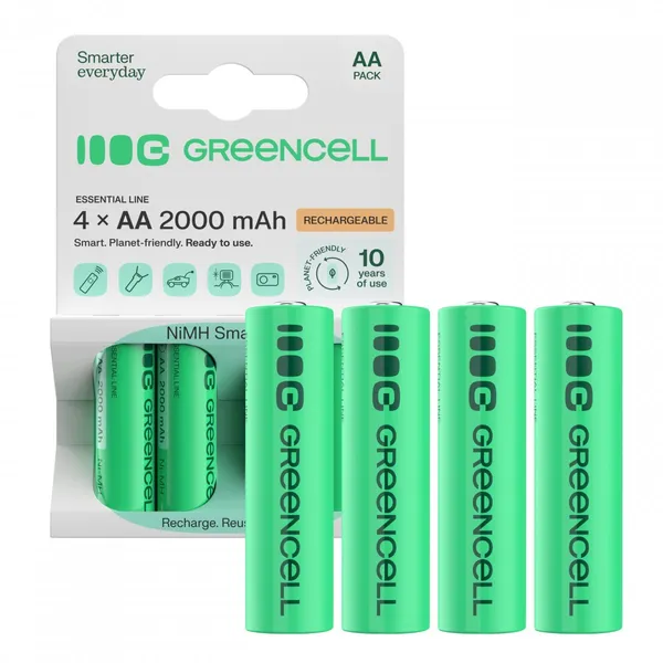 Green Cell GR02 pila doméstica Batería recargable AA GR02