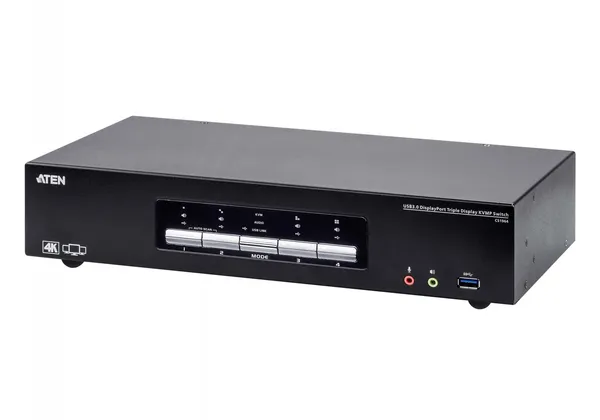 ATEN CS1964-AT-G interruptor KVM Negro CS1964-AT-G