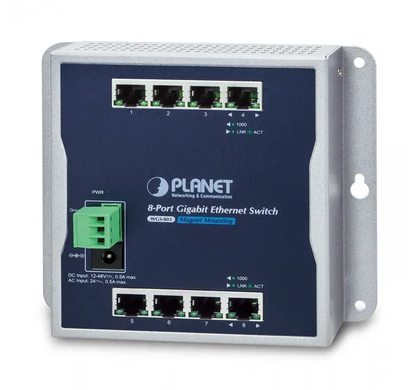 PLANET WGS-803 switch No administrado L2 Gigabit Ethernet WGS-803