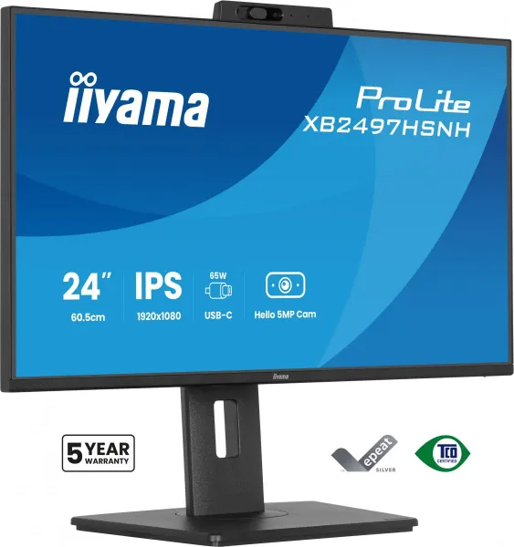 iiyama XB2497HSNH-B1 Monitor ProLite 24" IPS FHD USB-C XB2497HSNH-B1