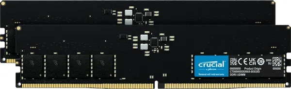 Crucial CT2K16G48C40U5 - 32 GB - 2 x 16 GB - DDR5 - CT2K16G48C40U5