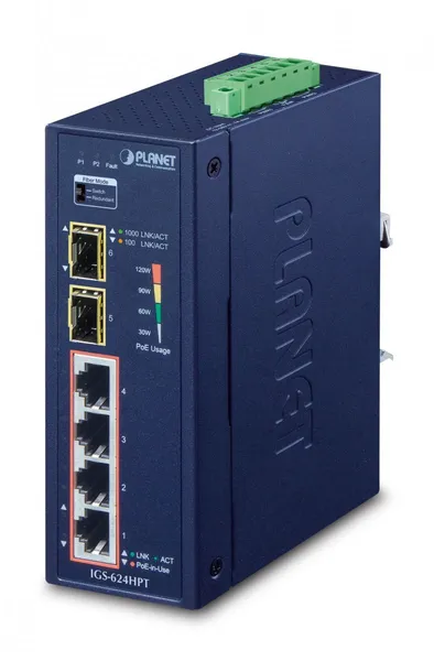 PLANET IGS-624HPT switch No administrado Gigabit Ethernet IGS-624HPT