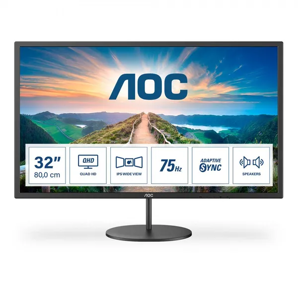 AOC V4 Q32V4 pantalla para PC 80 cm (31.5") 2560 x 1440 Pixeles Q32V4
