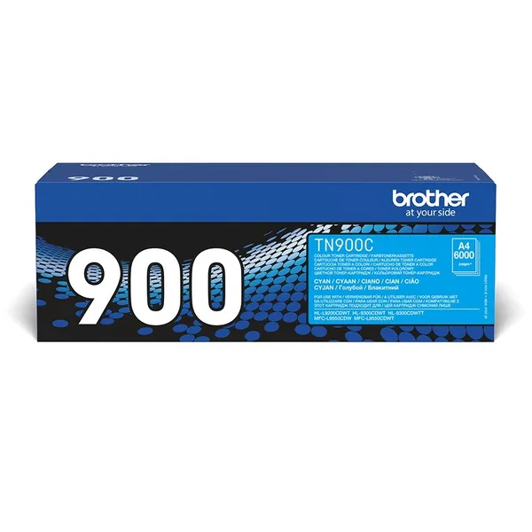 Brother TN-900C cartucho de tóner 1 pieza(s) Original Cian TN900C