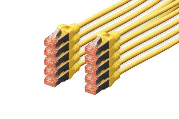 Digitus DK-1644-010-Y-10 cable de red Amarillo 1 m DK-1644-010-Y-10