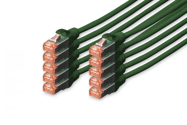 Digitus DK-1644-020-G-10 cable de red Verde 2 m Cat6 DK-1644-020-G-10