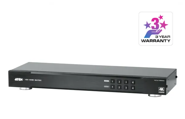 Matriz de conmutación HDMI 4K 4 x 4 - Matriz de VM0404HA-AT-G