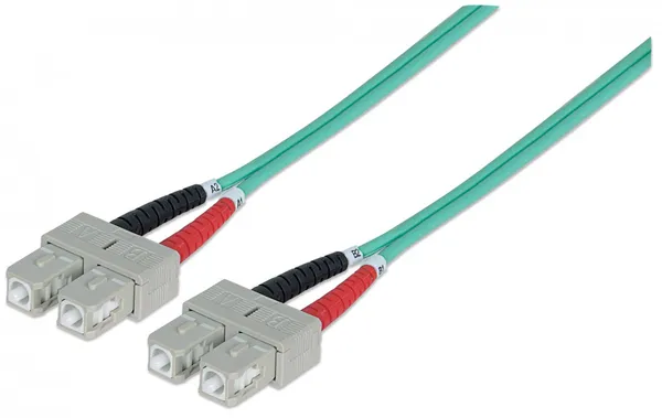 Intellinet 751025 cable de fibra optica 1 m SC OM3 Color 751025