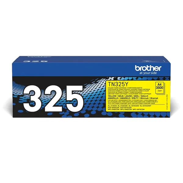 Brother TN-325Y cartucho de tóner 1 pieza(s) Original Amarillo TN325Y