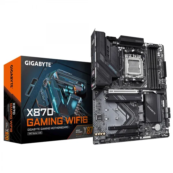 GIGABYTE X870 GAMING WIFI6 AMD X870 Zócalo AM5 ATX X870 GAMING WF6