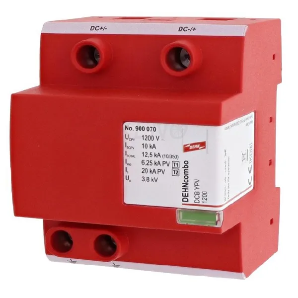 Descargador de sobretensiones DC DEHNcombo YPV para 900070