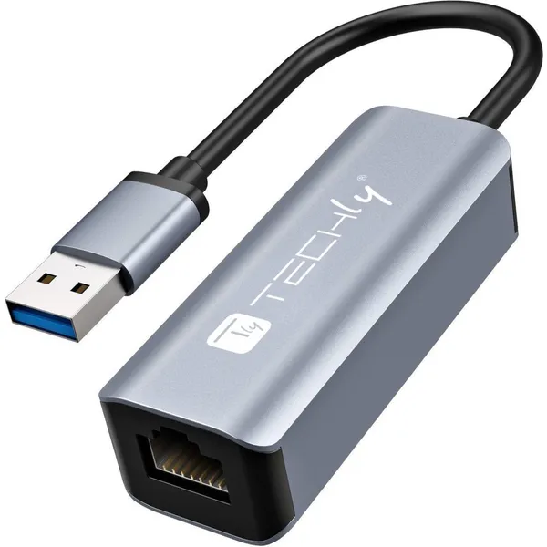 Techly IDATA USB-ETGIGA-AA Adaptador/Tarjeta de IDATA USB-ETGIGA-AA