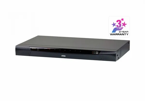 Switch KVM por IP multi-interfaz Cat 5 de 8 puertos de 1 KN1108VA-AX-G