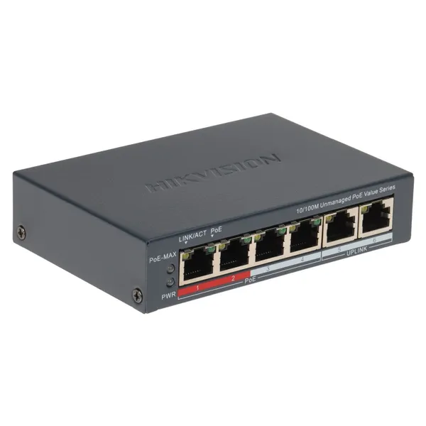 Interruptor Hikvision DS-3E0106P-E/M(B) DS-3E0106P-E/M(B)