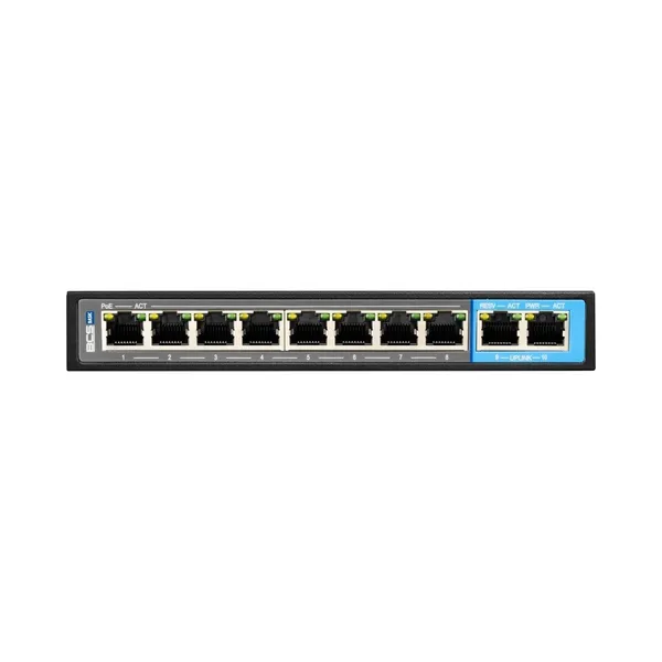 BCS BCS-B-SP0802G Switch PoE de 8 Puertos con BCS-B-SP0802G