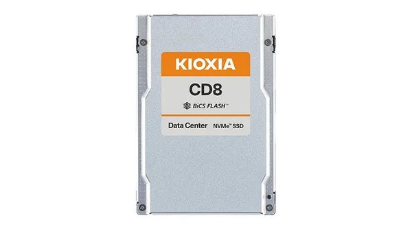 Kioxia SSD CD8-R 7.68TB U.2 (15mm) NVMe Gen4 SIE Read KCD8XRUG7T68