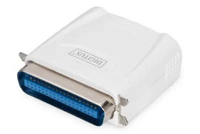 Servidor de impresora Fast Ethernet paralelo de - Blanco - DN-13001-1