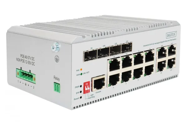 Digitus DN-651139 switch Gigabit Ethernet (10/100/1000) Gris DN-651139