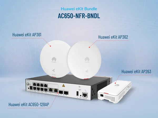 Huawei Bundle: AC650-128AP + AP361 + AP362 + AP263 AC650-NFR-BNDL