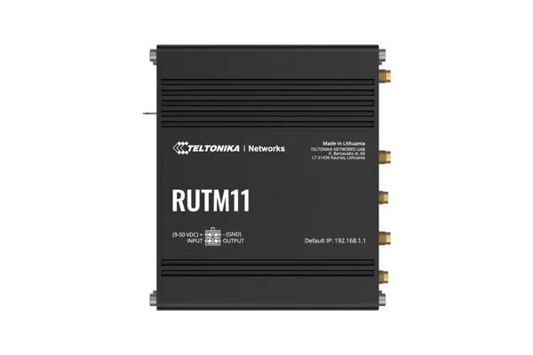 Teltonika RUTM11 router Gigabit Ethernet Negro RUTM11000000