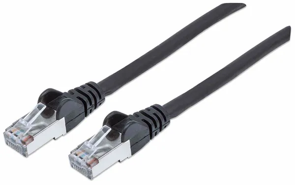 Intellinet 740562 cable de red Negro 0,25 m Cat7 S/FTP (S-STP) 740562